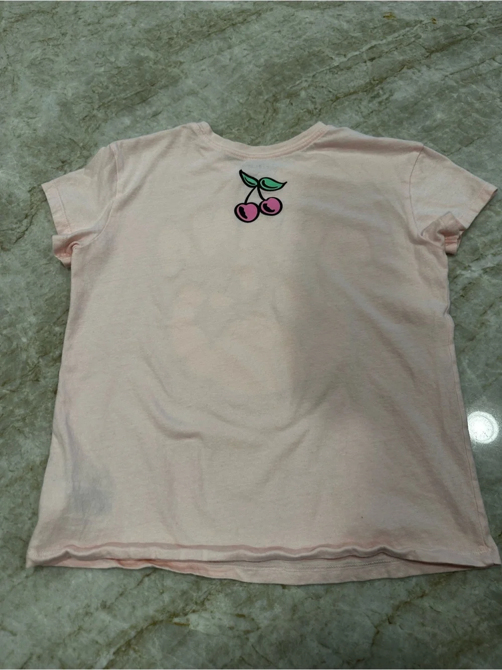 Old Navy Light Pink Stitch 'Ohana' Graphic Tee